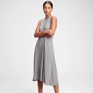 Gap Sleeveless Knot Midi Dress